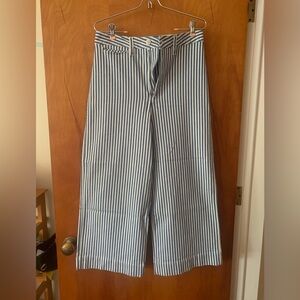 Madewell Emmett Wide leg Crop pant Sz 28